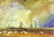 J.M.W. Turner Stonehenge. oil painting on canvas